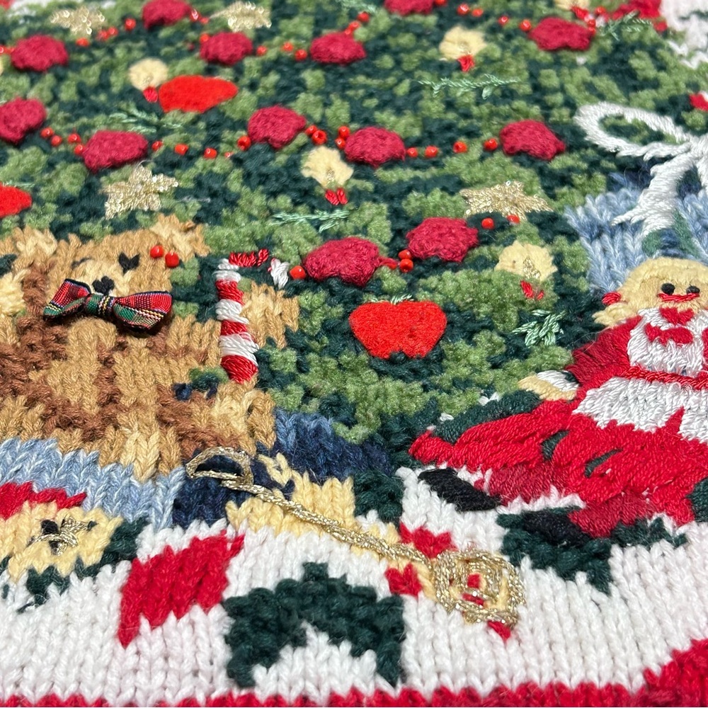 Vintage Lord & Taylor Sculptural Christmas Tree Sweater - Picture 6 of 9